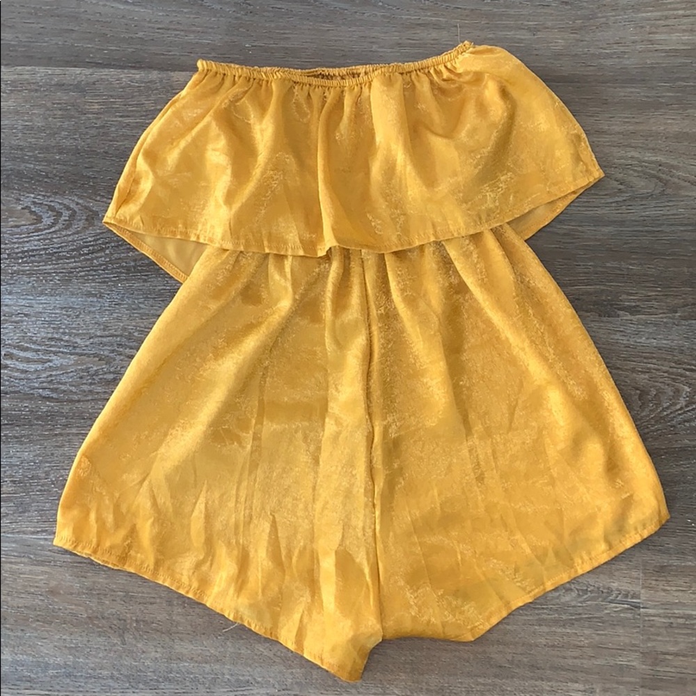 SHEIN Mustard Romper